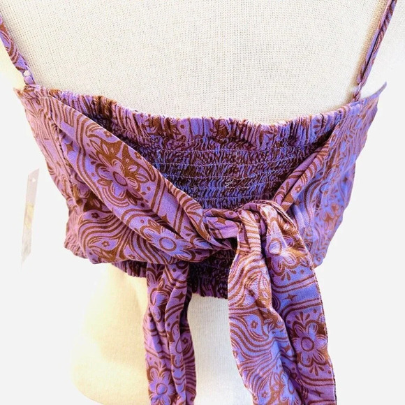 NWT SO GOODS FOR LIFE Juniors Sleeveless Straps Pullover Crop Tank Top Size M - Picture 6 of 10